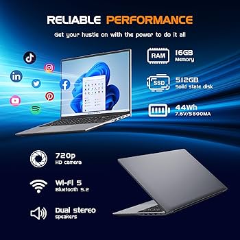 Amazon.co.jp: 16インチノートパソコンCore i5(最大3.6GHz)16GB RAM