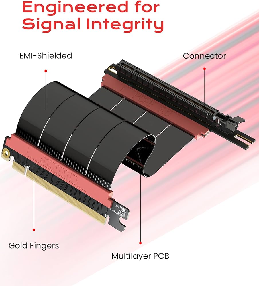 Amazon.co.jp: LINKUP - AVA5 PCIE 5.0 ライザーケーブル | RTX5090