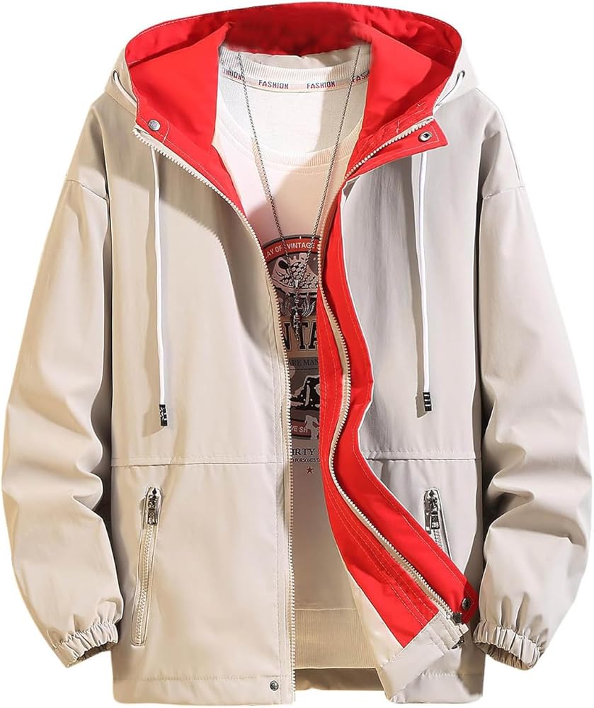 Amazon.com: Mens Oversized Jacket 2024 Autumn Winter Fashion Color