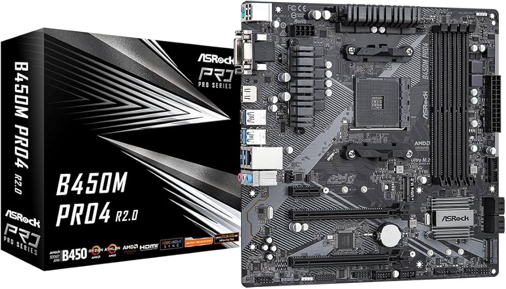 Amazon | Asro B450M PRO4 R2.0 B450。 | ASRock | マザーボード 通販