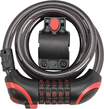 Amazon | カノーバー(CANOVER) 自転車 ワイヤーロック錠 ダイヤル式