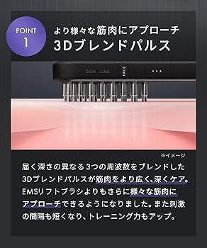 Amazon.co.jp: SALONIA サロニア EMS リフトブラシ 3Dケア 電気ブラシ