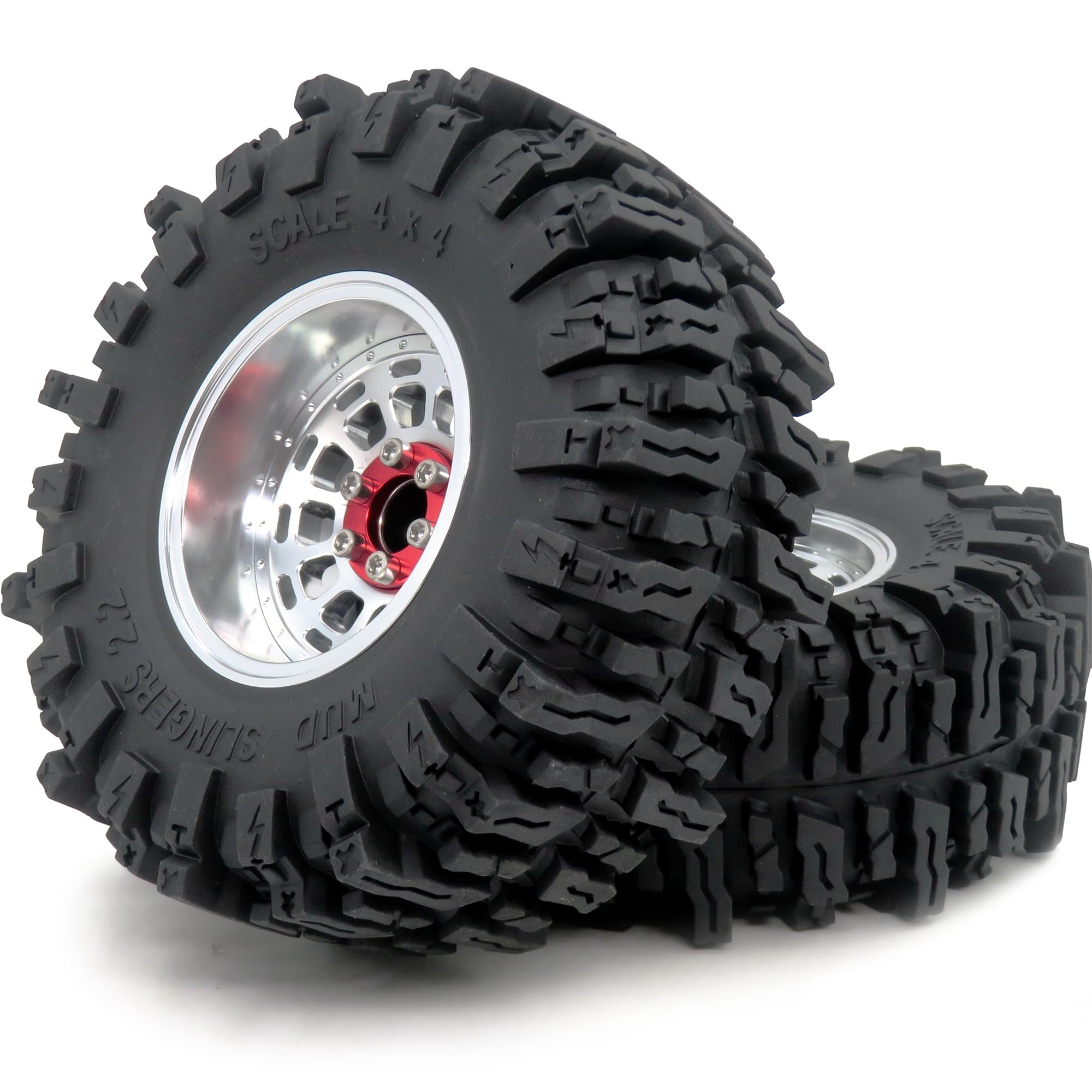 Amazon.co.jp: HOBBYSOUL RC 2.2 ビードロックホイールとタイヤ、高さ