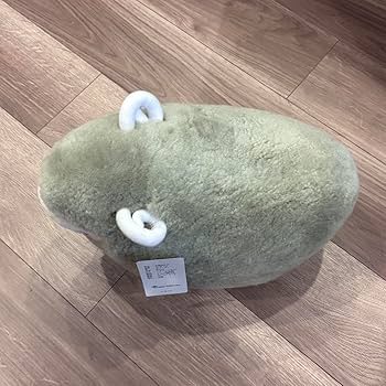 Amazon.co.jp: じぶんまくら ムートン ひつじ 抱き枕 ライトグレー