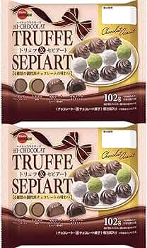 Amazon.co.jp: 【2袋セット】ブルボン トリュフ＆セピアート102g 4種類