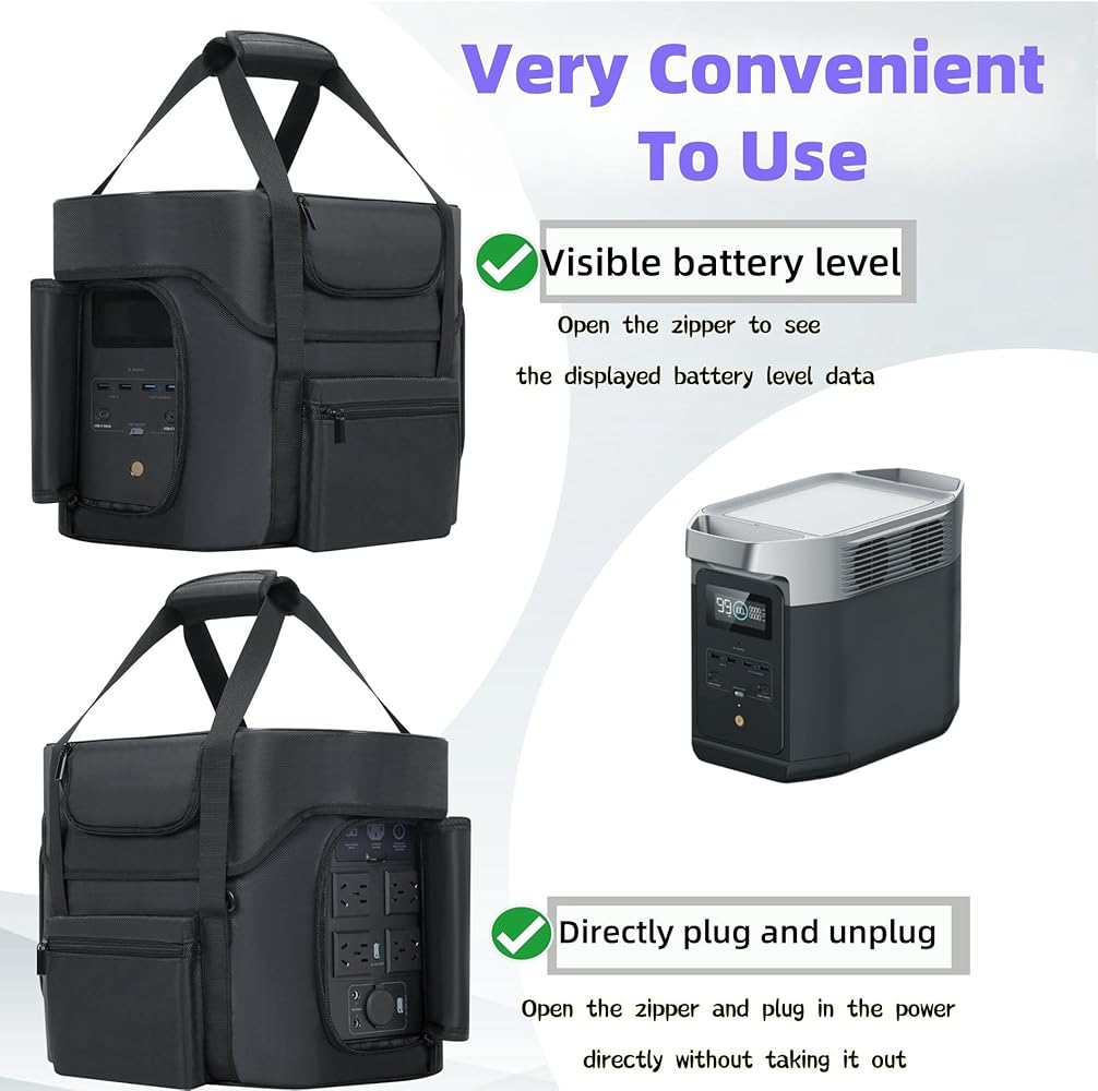 Amazon.co.jp: ECOFLOW DELTA 2対応キャリーケース、ポータブル発電所