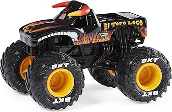 Amazon.co.jp: MonsterJam El Toro Loco (ブラック)、1:64スケール