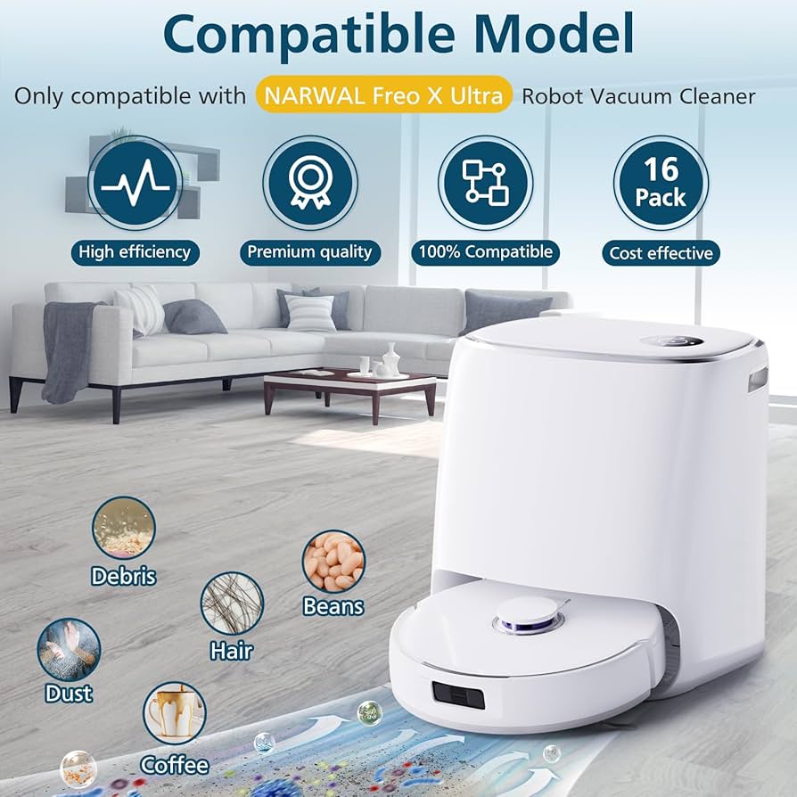 Amazon.com: Accessories Replacement for Narwal Freo X Ultra Robot