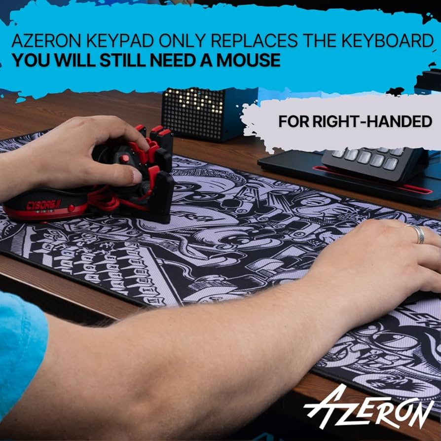 Amazon.com: AZERON Gaming Keypad – Programmable One Handed