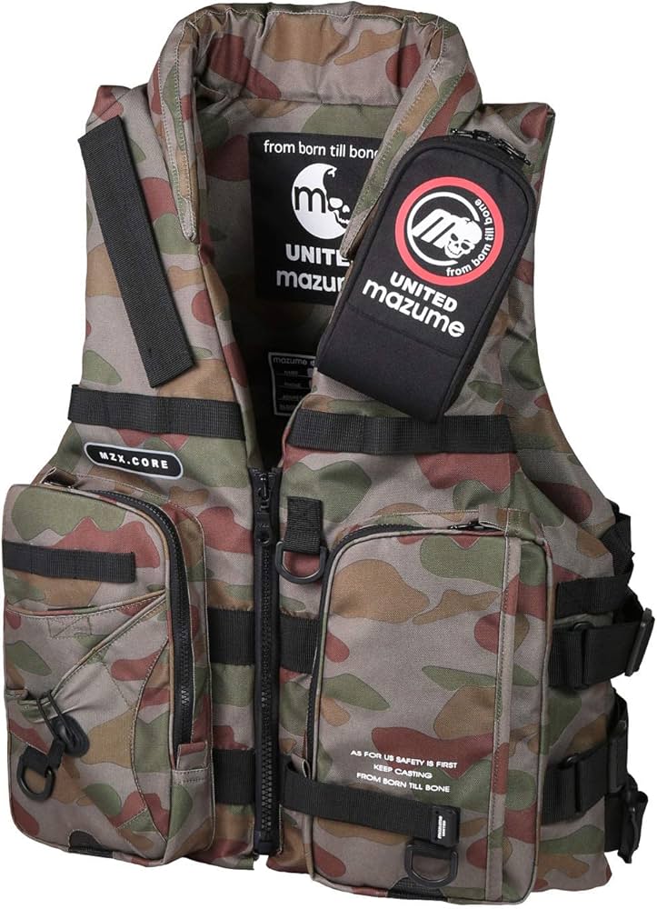 Amazon | MZX コアライフジャケット MZXLJ-071-01 カモ | マズメ
