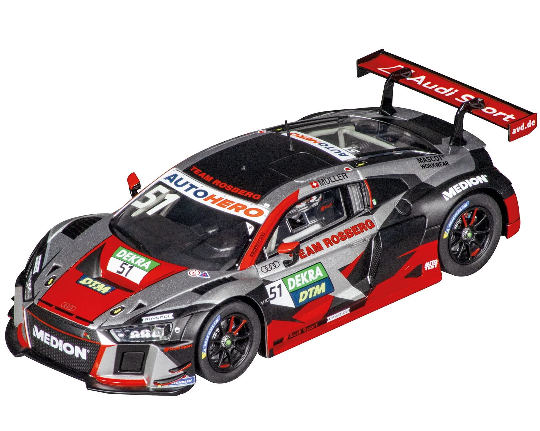 Amazon | Carrera 31029 Audi R8 LMS GT3 Team Rosberg No.51 DTM 2021