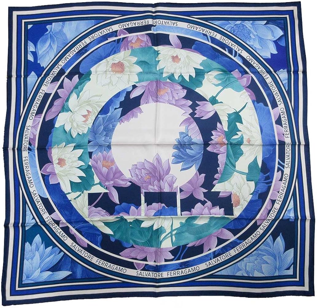 Amazon | [フェラガモ] 【専用箱付き】 スカーフ Salvatore Ferragamo