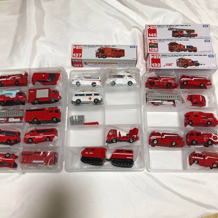 Amazon | トミカ 消防車セット | ミニカー・ダイキャストカー | ホビー