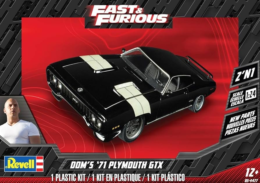 Amazon | アメリカレベル 1/24 1971 プリムス GTX FAST&FURIOUS