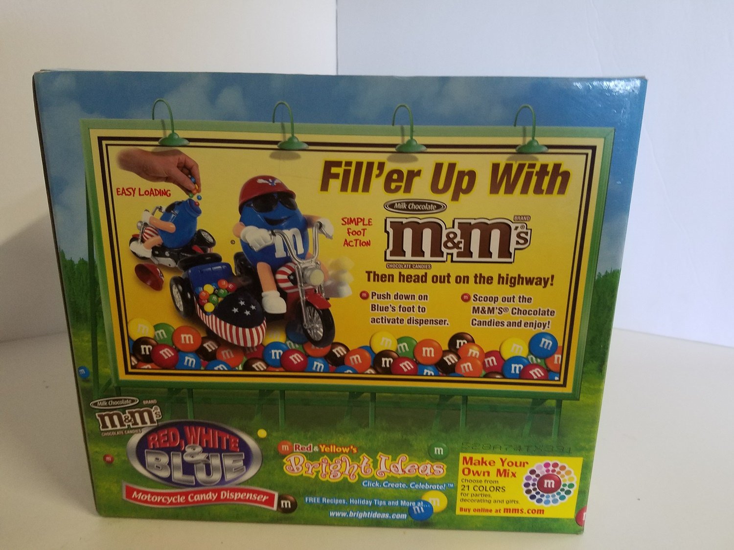 Amazon.com - m&m's Candy Dispenser - Red, White & Blue - Home And