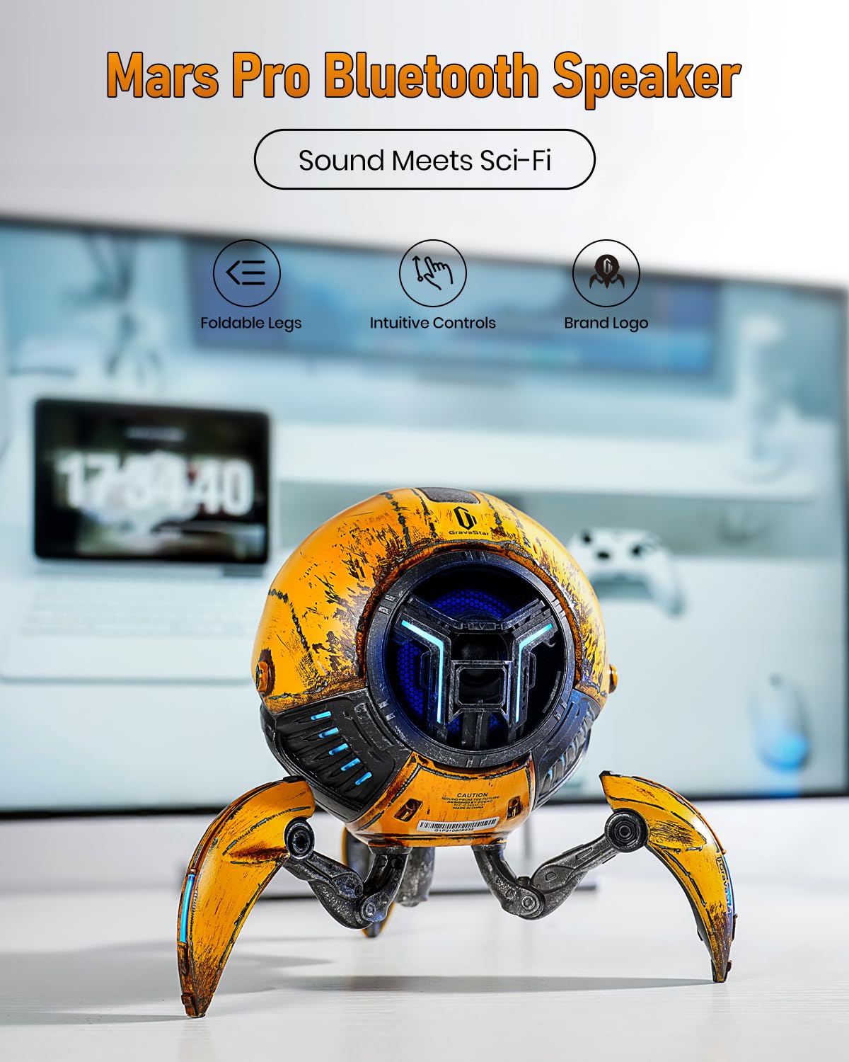 Amazon.com: GravaStar Loudspeakers Mars Pro Portable Bluetooth