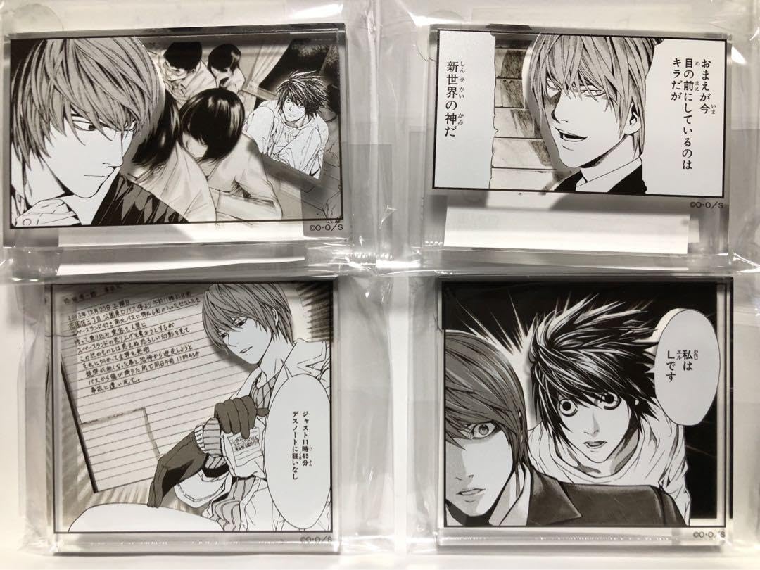 Amazon.co.jp: デスノート展 アクリル コマプレートスタンド 4点 夜神