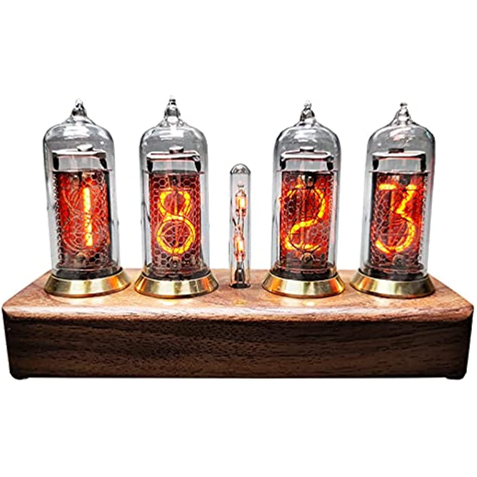 Amazon.co.jp: ニキシー管時計、IN-14 LEDグローデジタル