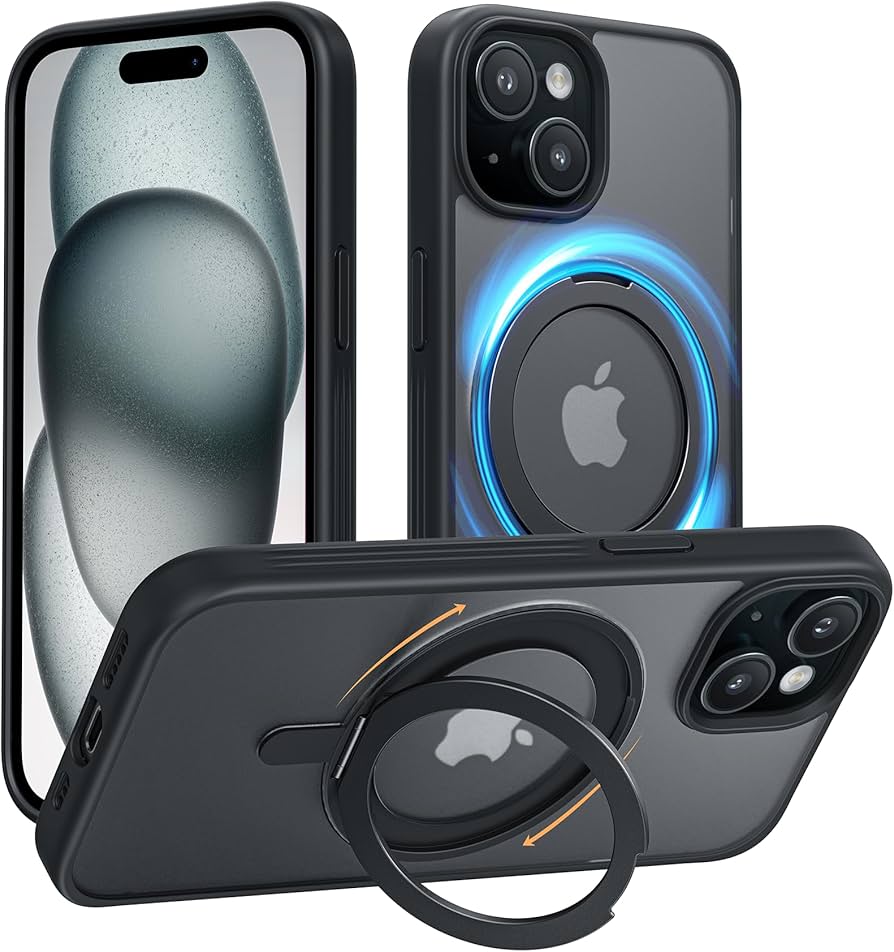 Amazon.co.jp: NIMASO iPhone 15 用 ケース 縦横両対応 360°回転