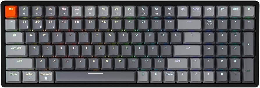Amazon.com: Keychron K4 RGB Hot Swappable Mechanical Keyboard, 96