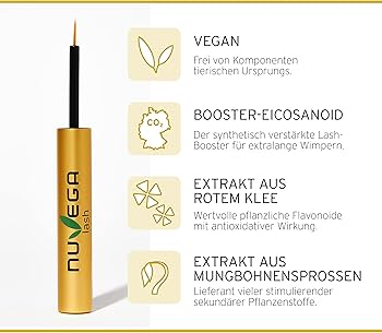 NuVega Lash Eyelash - Vegan Eyelash and Eyebrow Serum made in