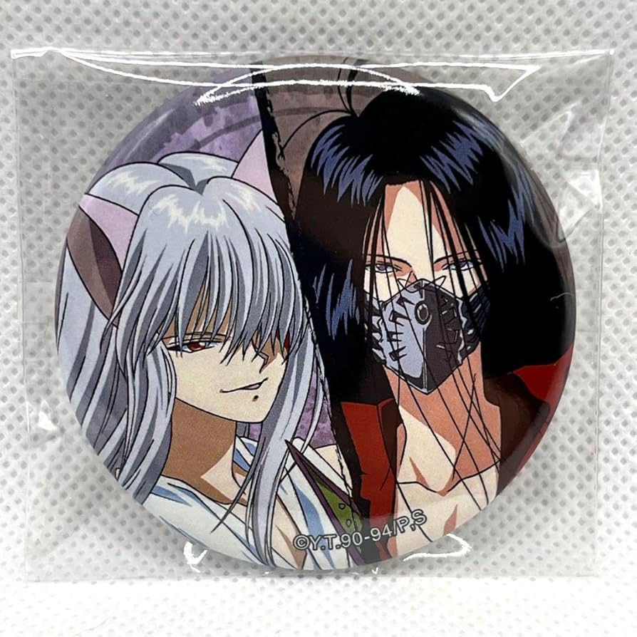 Amazon.co.jp: 幽遊白書 妖狐蔵馬鴉 暗黒武術会 缶バッジ : おもちゃ