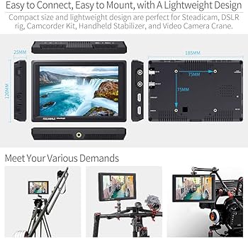 Amazon.com : FEELWORLD FW279S 7 Inch Ultra Bright 2200nit DSLR