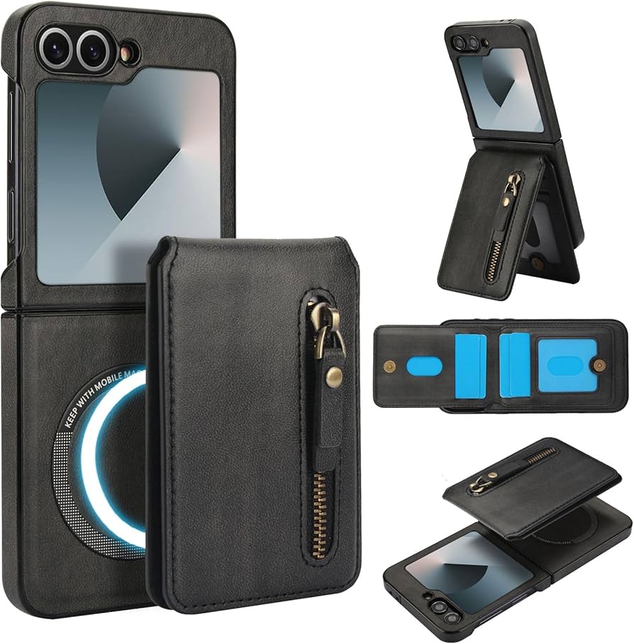 Amazon | XIMAND for Samsung Galaxy Z Flip 6 ケース 2 in 1 取り外し