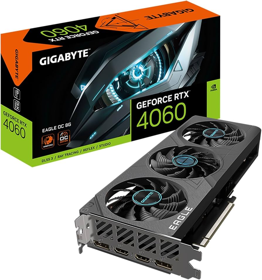 Amazon.com: Gigabyte GeForce RTX 4060 Eagle OC 8G Graphics Card