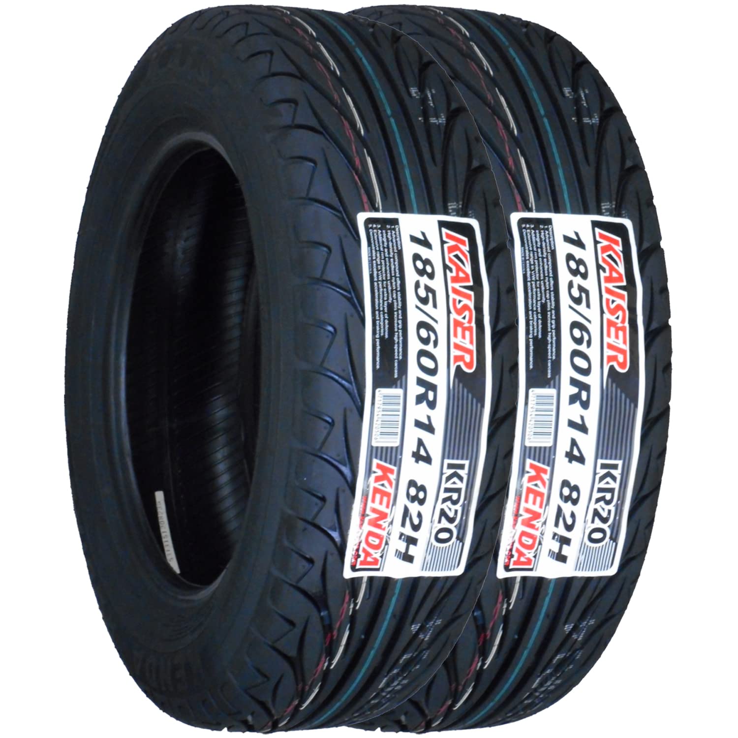 Amazon.co.jp: ケンダ(KENDA) サマータイヤ KAISER KR20 185/60R14 82H