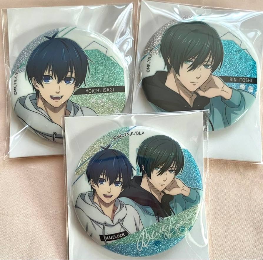 Amazon.co.jp: ブルーロック 潔世一 糸師凛 パーカー グリッター缶