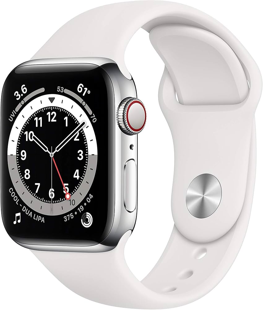 Amazon.com: Apple Watch Series 6 (GPS + Cellular, 40mm) - Silver