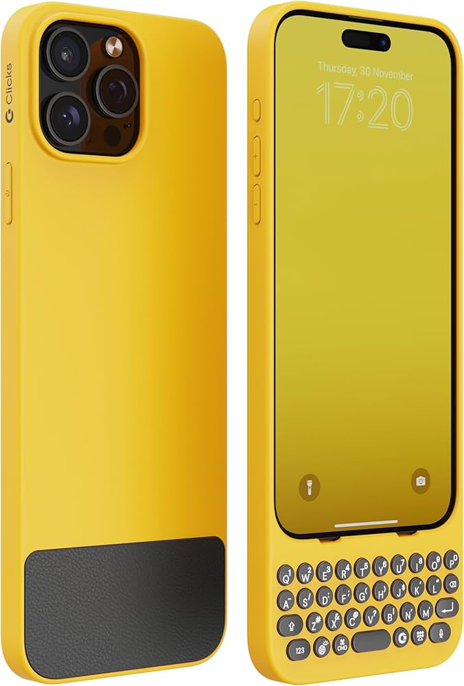 Amazon.com: Clicks Keyboard for iPhone 15 Pro Max – Keyboard Case