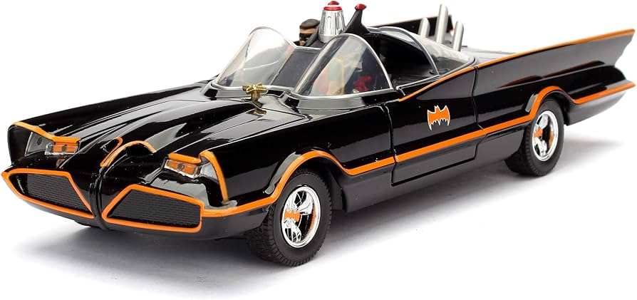 Jada Toys Batman 1966 Classic Batmobile 1:24, Figures - Amazon Canada