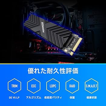 Amazon.co.jp: Acclamator 2TB PCIe Gen4x4 NVMe PS5 SSD M.2 2280