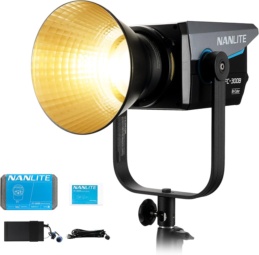 Amazon.com : NANLITE FC-300B 350w LED Video Light, CRI 96+ 2,700K