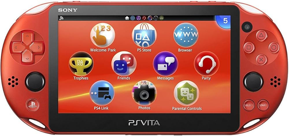 Amazon.com: Sony PlayStation Vita 2000 Wi-Fi Metallic Red (Japan