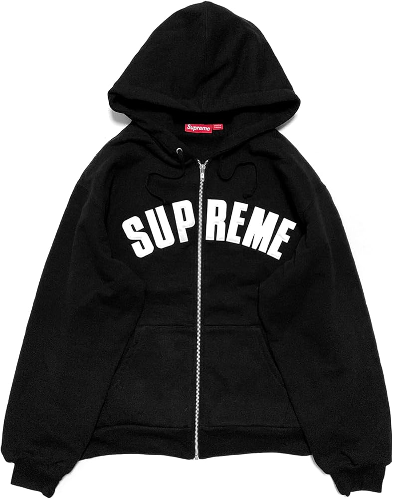 Amazon.co.jp: [シュプリーム] メンズ 裏サーマルアーチロゴジップ