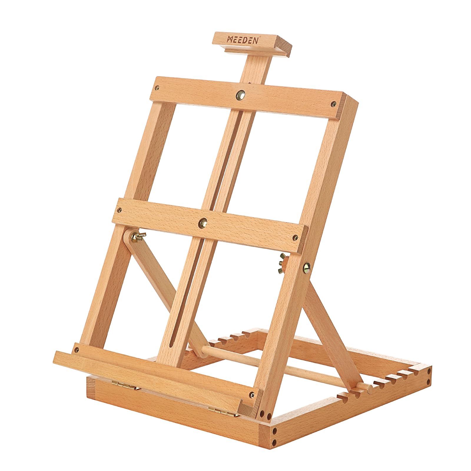 Amazon.co.jp: MEEDEN 卓上イーゼル ブナ木製 折りたたみ式 高さ・角度