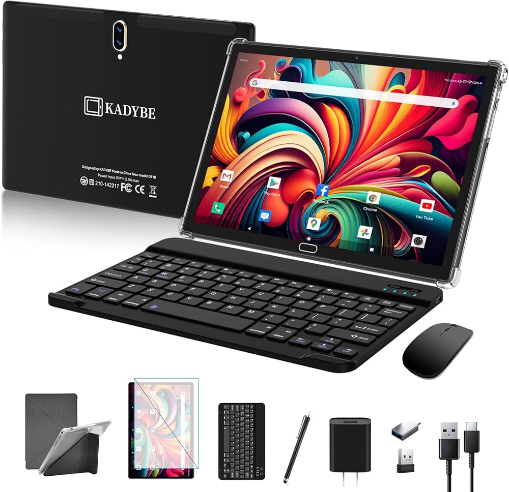 Amazon.co.jp: Androidタブレット2024新登場タブレット10インチ wi-fi