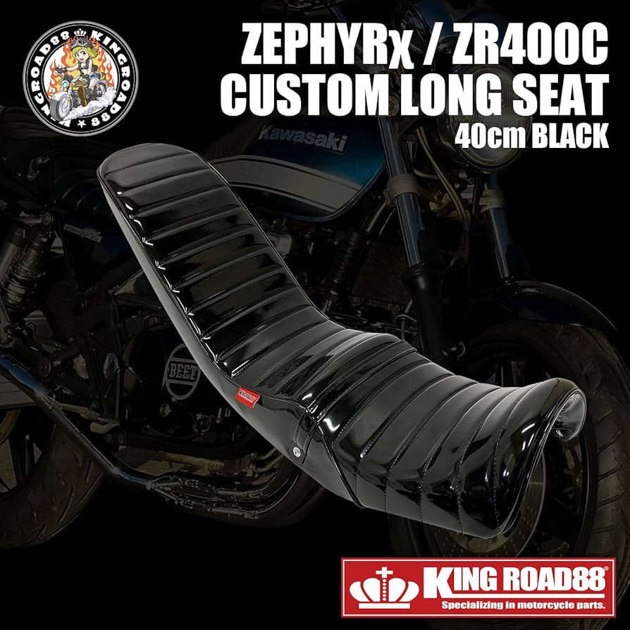 Amazon | King Road 88 ゼファーχ ZR400C エナメル ブラック 40cm 三段