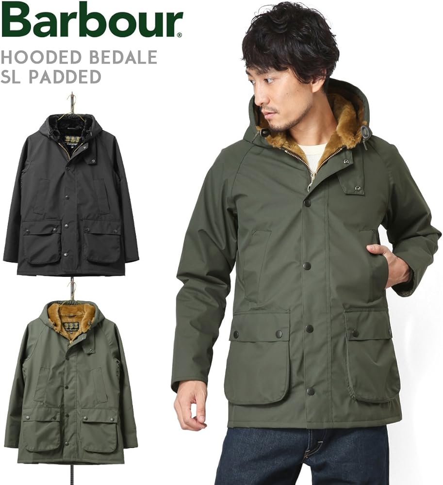 Amazon | [バブアー] MCA0439 HOODED BEDALE SL PADDED（フーデッド