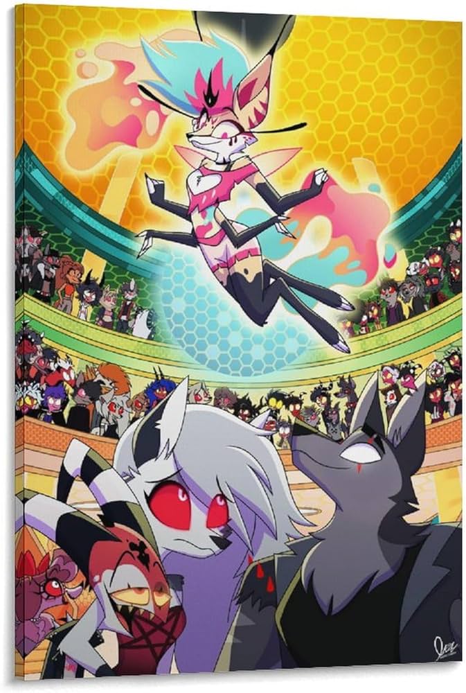 Amazon.co.jp: Helluva Boss (Hazbin Hotel) アニメポスター テレビ