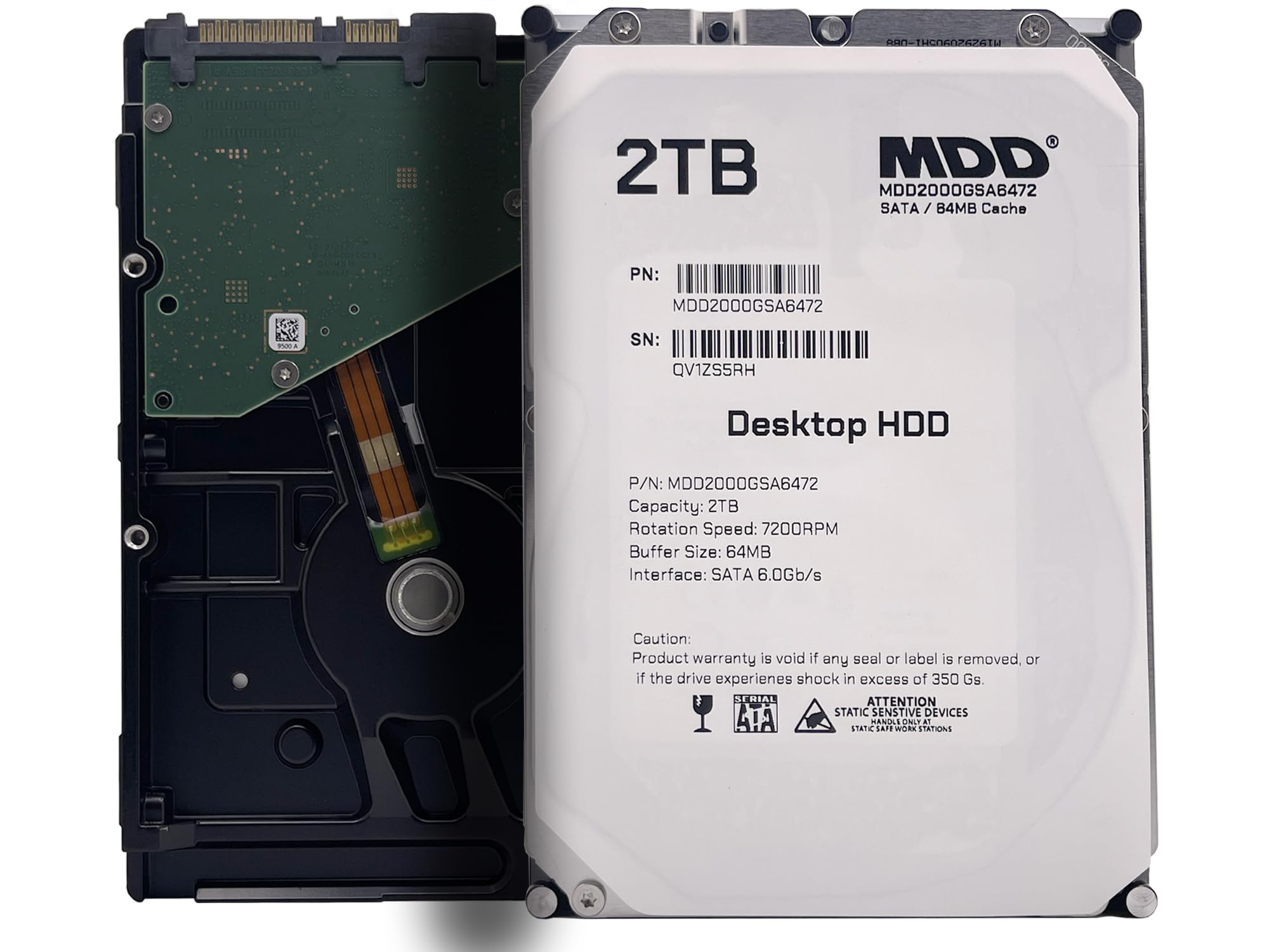 Amazon.com: MDD 2TB 64MB Cache 7200RPM SATA 6.0Gb/s 3.5inch