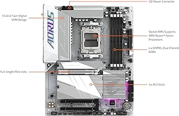 Amazon | GIGABYTE B650E AORUS ELITE X AX ICE AMD Ryzen 8000/7000