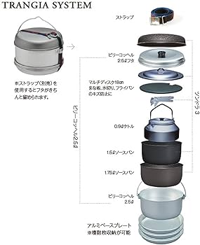 Amazon | trangia(トランギア) ビリーコッヘル 2.5L ノンスティック
