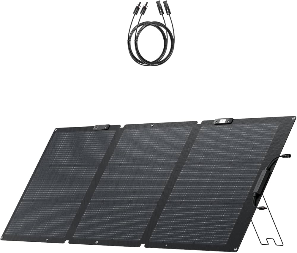 Amazon | EcoFlow 160W ソーラーパネル 片面ソーラーパネルGen2 N型