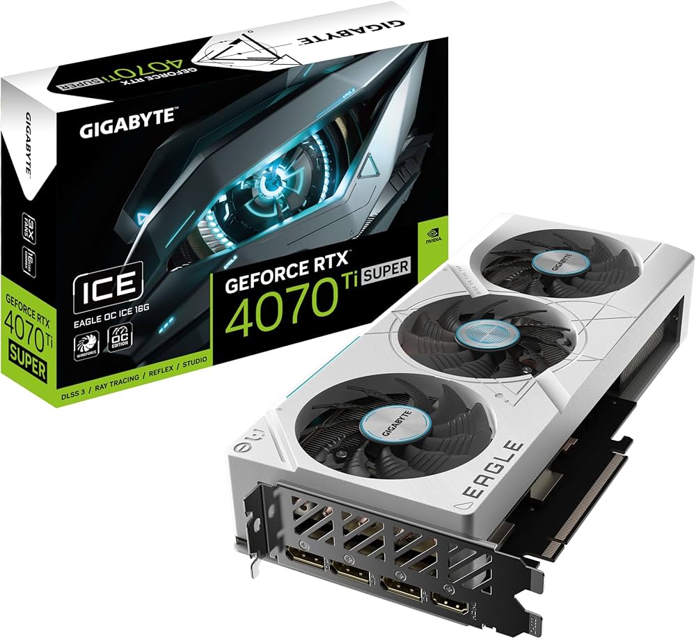 Amazon | Gigabyte GeForce RTX 4070 Ti Super Eagle OC ICE (16GB