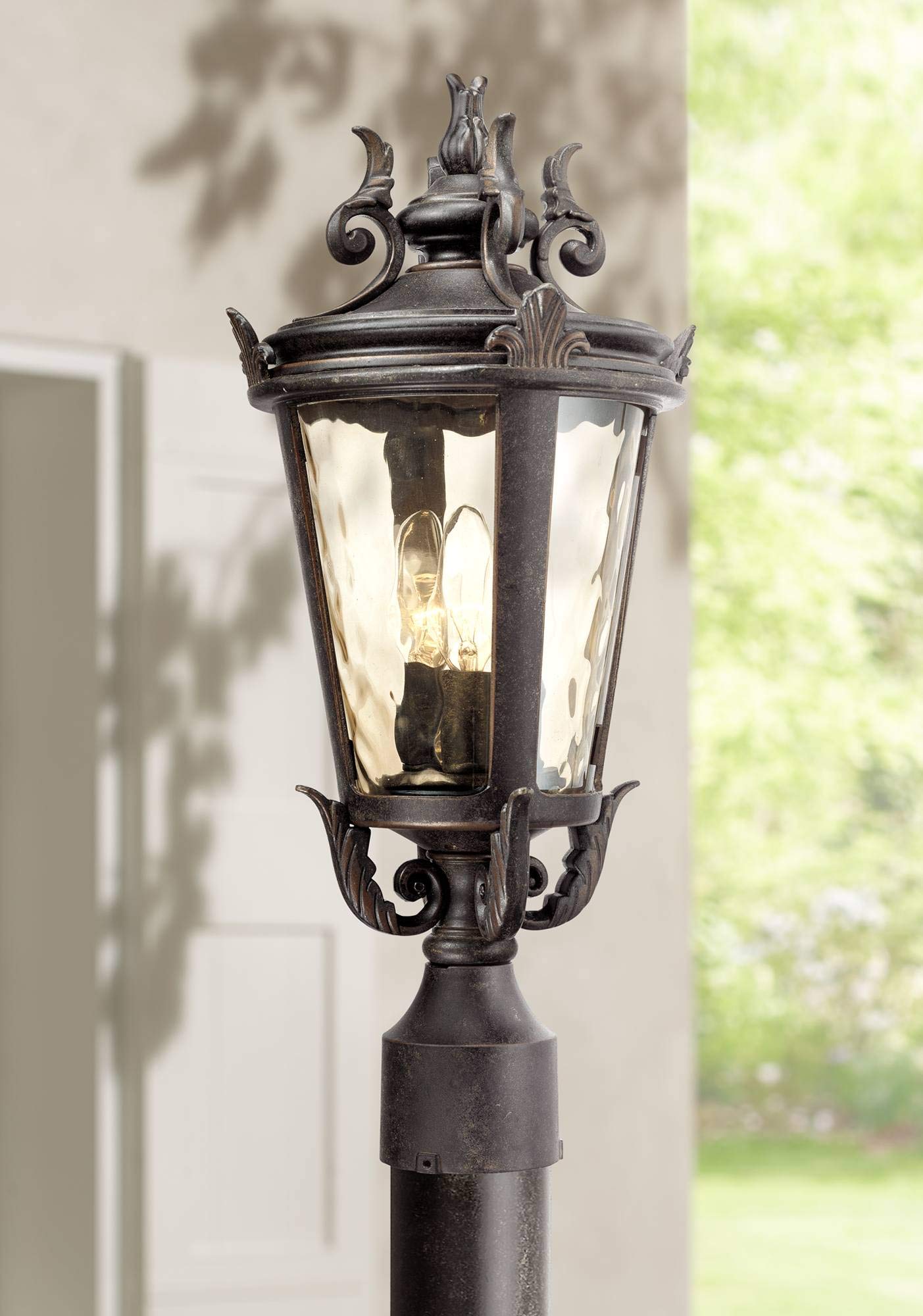 John Timberland Casa Marseille Vintage Outdoor Post Light Fixture