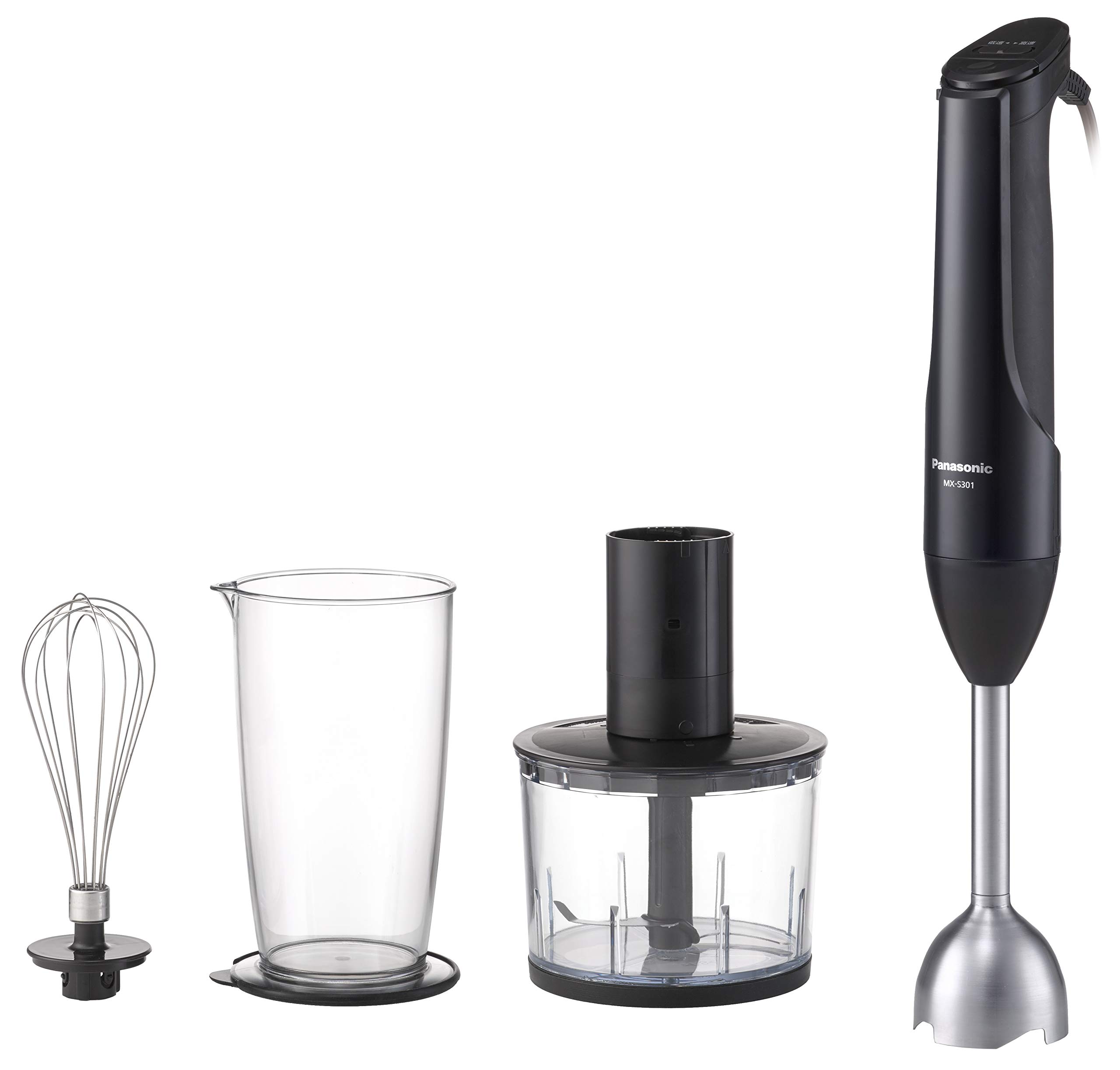 Amazon | パナソニック ハンドブレンダー 4枚刃 低速・高速切替式 1台4